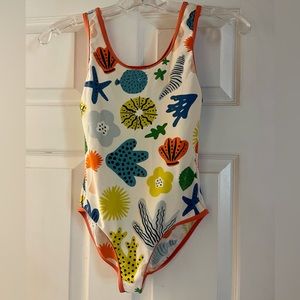 Mini boden swimsuit sea life
